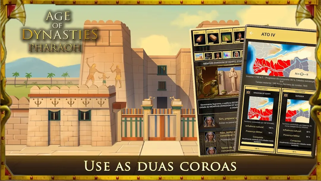 Age of Dynasties Pharaoh Egypt: segunda captura de ecrã da ficha, em largura total