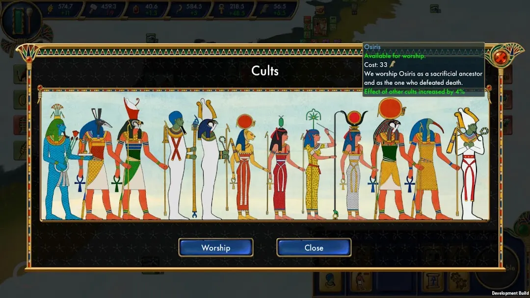 Egypt: Old Kingdom: segunda captura de ecrã da ficha, ampliada